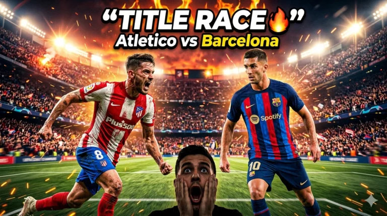 Blockbuster Atletico Madrid vs Barcelona Clash: Can Barca Crush Rivals in Title Race?