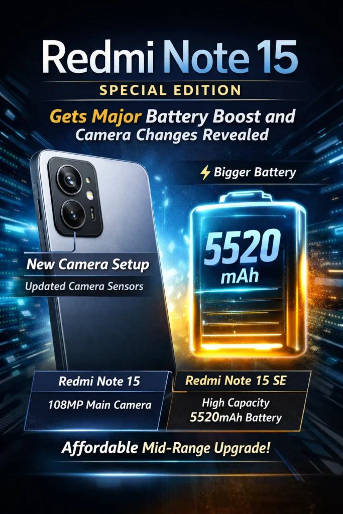 Redmi Note 15 Special Edition